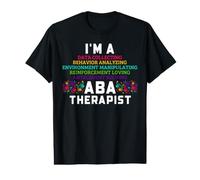 Analyse du comportement appliquée Thérapeute Humour Data Scientist T-Shirt Graphique avec Valeur