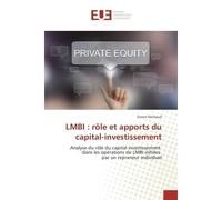 Analyse du rôle du capital investissement dans les opérations de LMBI initiées par un repreneur - Simon Ruchaud - Universitaires Europeennes - broché - Essai