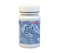 Analyse eau piscine EXACT STRIP Chlore libre Poolsan 100 tests
