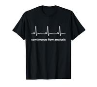 Analyse en Flux Continu Segmenté Battement de Cœur ECG T-Shirt