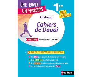 Analyse et étude de l'oeuvre - Cahiers de Douai de Rimbaud- Réussir son BAC Français 1re 2027 - Parcours associé Émancipations créatrices - Une oeuvre, un parcours