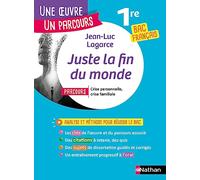 Analyse et étude de l'oeuvre - Juste la fin du Monde de Lagarce - Réussir son BAC Français 1re - Parcours associé Crise personnelle, crise familiale - Une oeuvre, un parcours (8)