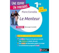 Analyse et étude de l'oeuvre - Le Menteur de Pierre Corneille - Réussir son BAC Français 1re 2026 - Parcours associé Mensonge et comédie - Une oeuvre, un parcours