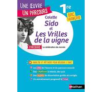 Analyse et étude de l'oeuvre - Sido et Les Vrilles de la vigne de Colette - Réussir son BAC Français 1re 2026 - Parcours associé La célébration du monde - Une oeuvre, un parcours