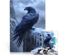Analyse et logique Aigle gelé dans Le Monde de Glace Puzzles 1000 pièces pour Adolescents 50x75cm Convient aux Couples pour Les 14 Ans et Plus