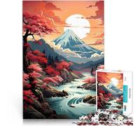 Analyse et logique Art du Paysage Japonais Puzzle pour Adultes 1000 pièces 50x75cm est idéal comme Cadeau pour Toute la Famille à partir de 14 Ans