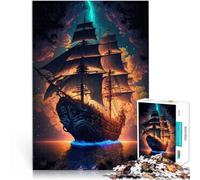 Analyse et logique Navire océanique Puzzle 1000 pièces pour Adolescents 26x38cm avec Affiche et Feuille de Questions correspondantes à partir de 14 Ans
