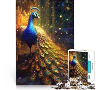 Analyse et logique Paon Puzzles 1000 pièces pour Adolescents 26x38cm avec Affiche et Feuille de Questions correspondantes à partir de 14 Ans