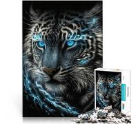 Analyse et logique Tigre de Givre Magique Puzzle 2000 pièces pour Adolescents 70x100cm Offrir en Cadeau à Toute la Famille à partir de 14 Ans