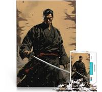 Analyse et logique Œuvre d'art de Guerrier samouraï Puzzles de 1000 pièces pour Adultes 50x75cm Collection d'artistes, Beaux-Arts à partir de 14 Ans