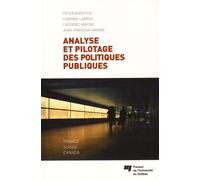 Analyse Et Pilotage Des Politiques Publiques - France, Suisse, Canada