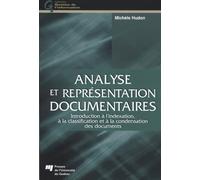 ANALYSE ET REPRESENTATION DOCUMENTAIRES