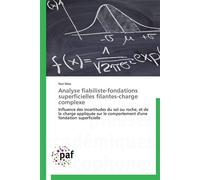 Analyse fiabiliste-fondations superficielles filantes-charge complexe - Maon - P.academiques Francophones - broché - Essai