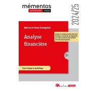 Analyse Financière - Cours Intégral Et Synthétique