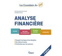 Analyse financière Cours - QCM - Exercices - Étude de cas - Corrigés - Emmanuelle Plot-Vicard - Vuibert - broché - Etude