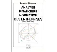 Analyse financière normative des entreprises - Roberte Manceau - Revue Banque - broché - Livre