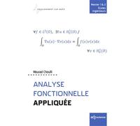 Analyse fonctionnelle appliquée - Mourad Choulli - Edp Sciences - broché - Scolaire / Universitaire