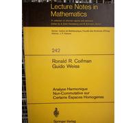 Analyse Harmonique Non-Commutative Sur Certains Espaces Homogènes