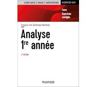 Analyse - Licence 1re année - 3e éd.