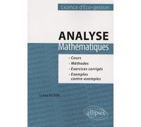 Analyse Mathématiques: Licence d'Eco-gestion