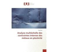 Analyse multiechelle des contraintes internes des metaux en plasticite - Guy Oum - Universitaires Europeennes - broché - Essai