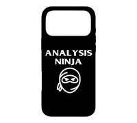 Analyse Ninja Funny Data Commercial Financial Analyst Blague Coque pour iPhone 17 Pro Max
