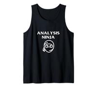 Analyse Ninja Funny Data Commercial Financial Analyst Blague Débardeur