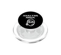 Analyse Ninja Funny Data Commercial Financial Analyst Blague PopSockets PopGrip pour MagSafe