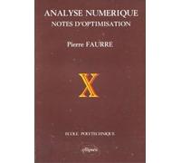 Analyse Numérique - Notes D'optimisation
