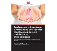 Analyse par microréseau d'ADNc dans des cellules cancéreuses du sein traitées à la thymoquinone: Résumé de la méthodologie et interprétation des résultats
