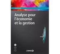 Analyse pour l'économie et la gestion