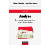 Analyse : Rappels de cours, exercices et problèmes résolus