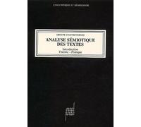 Analyse sémiotique des textes