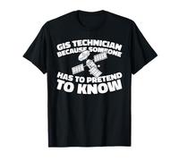 Analyse Spatiale Géomatique Cartographie - Technicien Sig T-Shirt