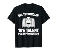 Analyse Spatiale Géomatique Cartographie - Technicien Sig T-Shirt