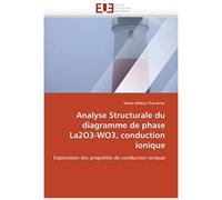 Analyse Structurale Du Diagramme De Phase La2o3-Wo3, Conduction Ionique