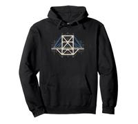 Analyse Structurale Vintage Ingenieur Structure Sweat à Capuche