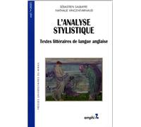 Analyse stylistique. textes littéraires de langue anglaise Textes littéraires de langue anglaise - Sébastien Salbayre - Presses Universitaires Du Midi - broché - Etude