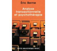 Analyse Transactionnelle Et Psychotherapie
