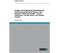 Analyse und Vergleich der Darstellung und Funktion geographischer Räume in den Romanen "Krieg und Frieden" von Lev Tolstoj und "Vor dem Sturm" von Theodor Fontane Friesen, Katharina (Auteur)