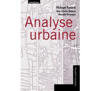 Analyse urbaine - Collectif - Parentheses Eds - broché - Etude