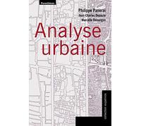 Analyse urbaine de Panerai. Philippe (1999) Broché