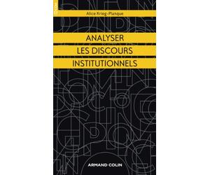 Analyser les discours institutionnels
