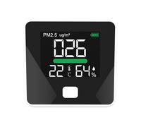 Analyseur Air Intérieur - Capteur Intelligent Santé, Moniteur Pollution, Détecteur Humidité Température, Appareil Mesure Domestique, Compteur Qualité Atmosphérique Précis | Utilisation pour Maison Voi