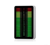 Analyseur audio à double canal, compteur de niveau sonore LED avec affichage des décibels RVB, visualiseur de musique stéréo pour voiture et maison, analyseur de fréquence d'entrée de ligne avec pic