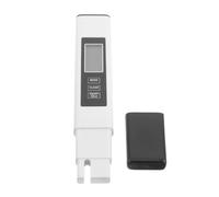 Analyseur D’eau Portable Ec et Température, Affichage Double | Plastique Blanc, Résultats Immédiats, Usage pour Boisson et Aquarium, Format Compact, Mesure Fiable