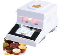 Analyseur D’humidité à écran Tactile Balances De Laboratoire Analyseur D’humidité Numérique Rapide Testeur D’humidité Halogène pour Poudre/Herbes/Thé/Viande, 50g/5mg