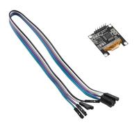 Analyseur d'affichage de spectre de musique stéréo avec OLED VU Meter 2,4 cm Module multimode pour analyse du signal audio (sans boîte)