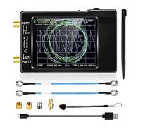Analyseur d'antenne d'analyseur de réseau vectoriel NanoVNA 50kHz-6.3GHz de 2,8 Pouces avec Stockage de données de Prise en Charge de Fente Testeur de réseau LAN Interne
