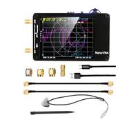 Analyseur d'antenne réseau vectoriel NanoVNA-H version améliorée 10KHz-1.5GHz MF HF VHF UHF avec emplacement pour carte SD